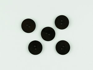 23mm black buffalo horn buttons